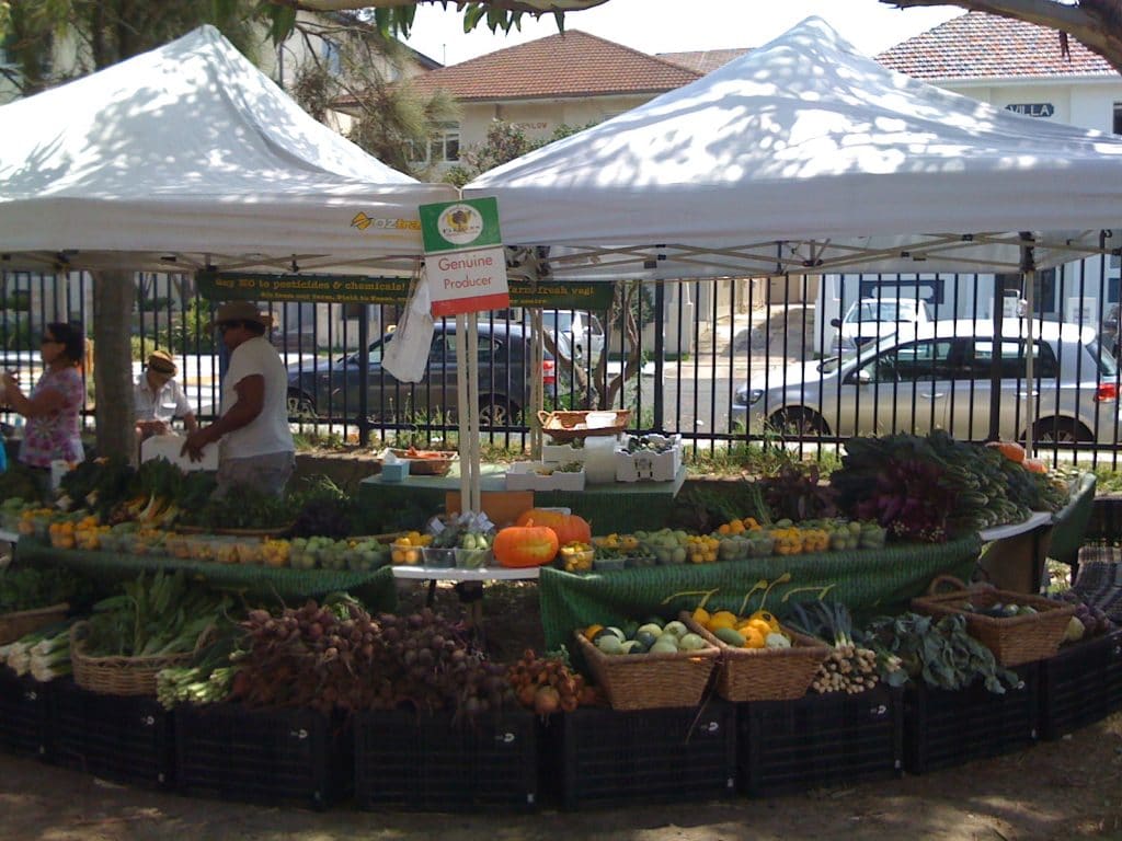 Bondi Farmer's Market.