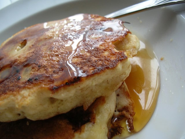 maple syrup pancakes