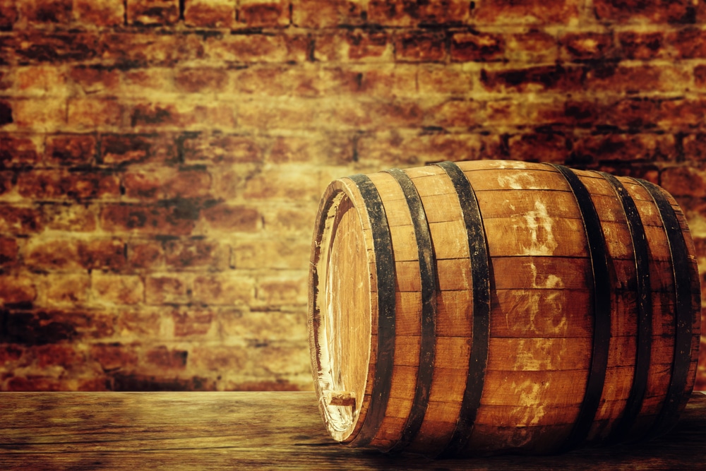 Beer barrel. Photo courtesy of IgorAleks via shutter stock.