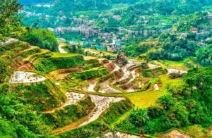 Banaue Rice Terrace in the Philippines.