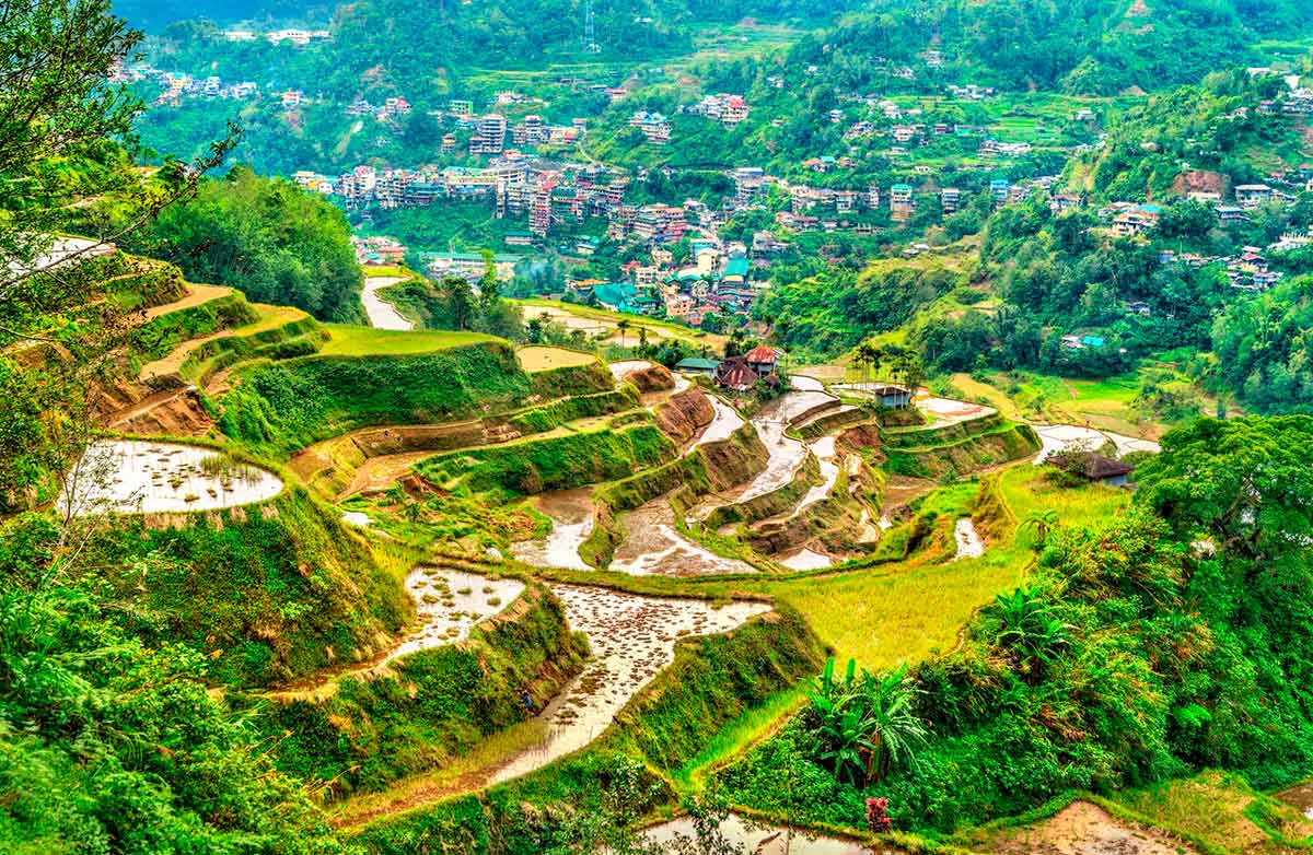 Banaue Rice Terrace in the Philippines.