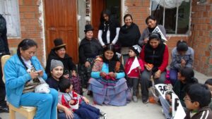 bolivian artisan women with beyondBeanie