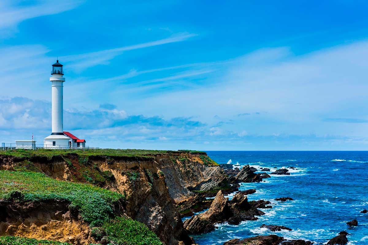 Point Arena Lighthouse in California.