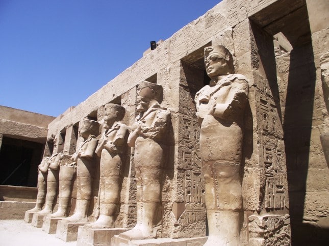 Luxor Temple. an example of Islamic culture