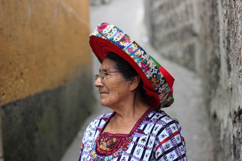 Maya woman Doña Chonita from Santiago, Lake Atitlan 