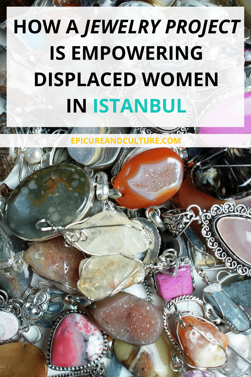 Learn more about how a jewelry-making project is empowering displaced women in Istanbul. You can help refugees by purchasing this jewelry that gives back!