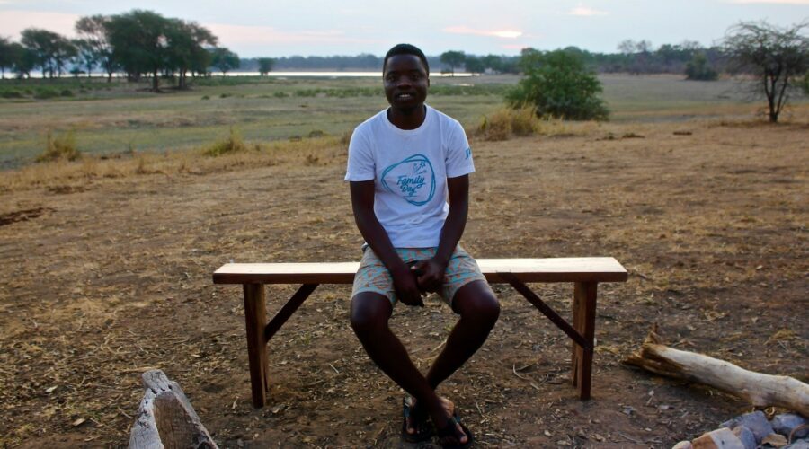 Emmanuel Nkhata at Vwaza Wildlife Game Reserve in Malawi
