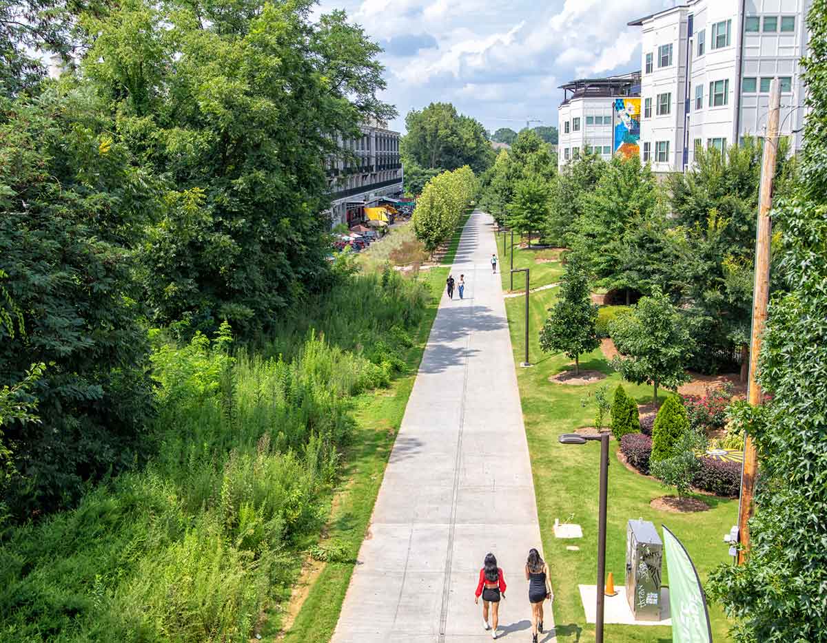 The Atlanta Beltline.
