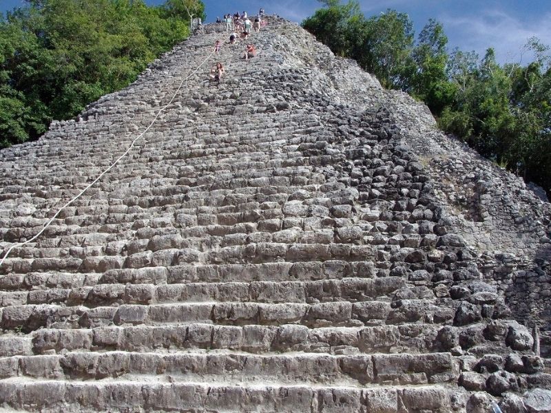 Visiting the Coba Mayan Ruins is one of the most important Mexico culture traditions