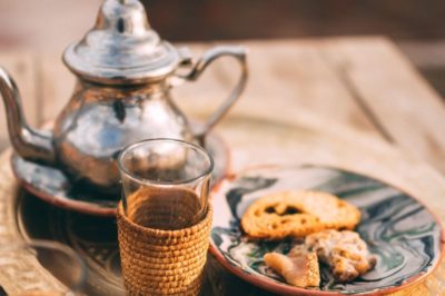 Moroccan tea ceremony