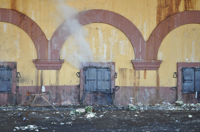 Traditional brick steam oven for tequila in Mexico