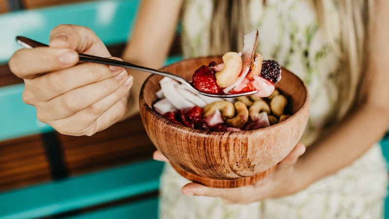 tropical fruit bowl at one of the best vegan resorts in Costa Rica