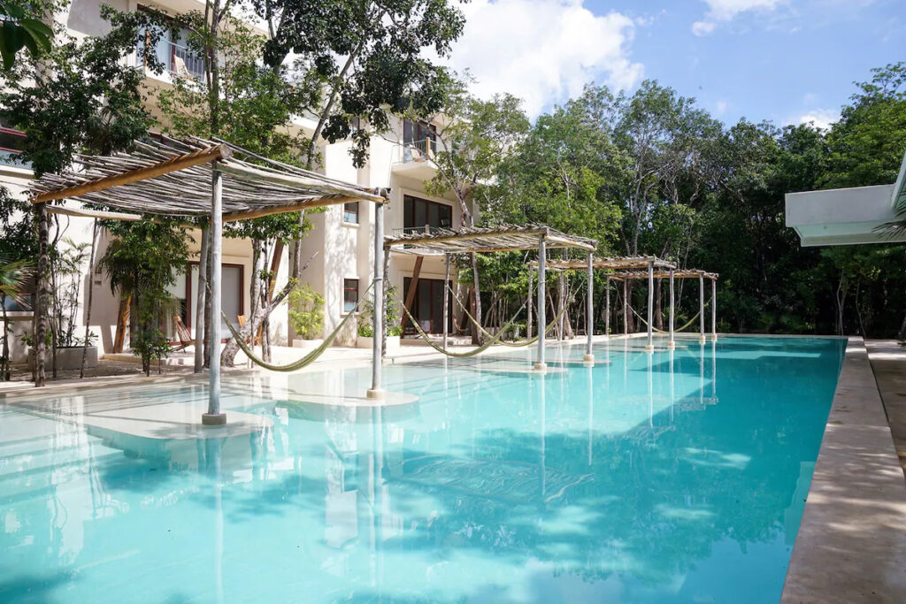 pool at Hotel Holistika in Tulum